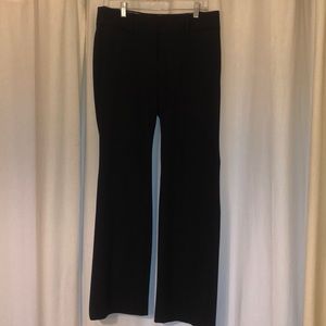 Navy LOFT wide-leg work pants